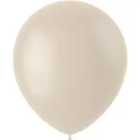Folat - Ballonnen Creamy Latte 33 cm – 50 Stuks