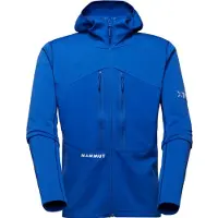 Mammut - Eiger Nordwand Advanced Midlayer Hooded Jacket - Fleecevest XL, blauw