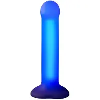 Strap-On-Me - Glow-LED Dildo - Paars - Maat M