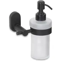 kela Zeepdispenser Alessio Met Wandbevestiging Zwart 250 ml