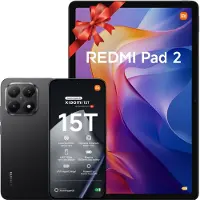 Xiaomi 15T 256 Zwart 5G + Redmi Pad 2 11 inch 256 GB Wifi Grijs