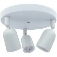 ELP plafondarmatuur locaste voor 3x gu10 wit IP22