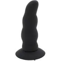 Kiotos - Siliconen Dildo Nr. 7 Met Zuignap & geschikt Voor strap-ons - Zwart