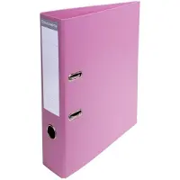 Exacompta Prem Touch Breed Ordner A4 70 mm Roze 2 Ringen 53755E Kunststof Staand 10 Stuks