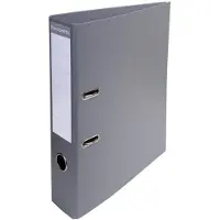 Exacompta Prem Touch Breed Ordner A4 70 mm Donkergrijs 2 Ringen 53754E Kunststof Staand 10 Stuks