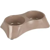 Flamingo Mangi Double Melamine Hondenvoerbak