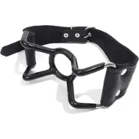 Black Level - Spider PVC Coated Stainless Steel Mouth Gag