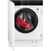 AEG Series 8000 LWR8WI7680, Voorlader, Ingebouwd, Wit, Links, Zwart, Knoppen, Draaiknop