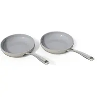 Safecourt Kitchen Keramische koekenpannen - [2 stuks] - Ø 24 cm Pannen - Inductie, Elektrisch, Keramisch & Gas - PFAS & PTFE vrij
