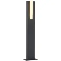 LUCANDE LED tuinpadverlichting - tuinlamp Virgalia, zwart, Aluminium, Modern, LED buitenlamp