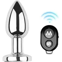 Kiotos - Vibrerende Buttplug - Oplaadbaar & Waterproof - Aluminium