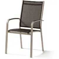 Sieger Meran stapelstoel aluminium/textilene