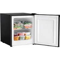 Kitchenbrothers Mini Vriezer - 33L - Kleine Diepvries - Vrijstaand - Compact - Zwart