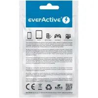 EverActive USB-C kabel 1m - Zwart, silicone, ondersteuning voor snelladen, 3A - CBS-1CB