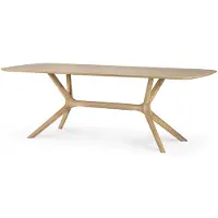 Ethnicraft X eettafel eiken rechthoekig