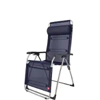 Jan Kurtz Amida XXL relaxfauteuil met armleuningen aluminium/kunststof stof 2 stuks