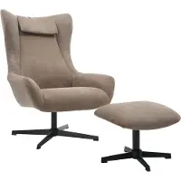 SalesFever fauteuil en kruk snoerlook