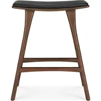 Ethnicraft Ethnictaft Osso barkruk teak bruin