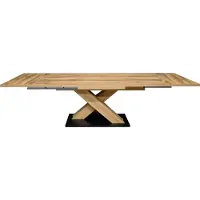 Mäusbacher Komfort 2.0 eettafel houtmateriaal X-vorm uittrekbaar