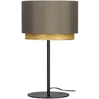 Stars of Light Tafellamp Marchena cappucino met hout - Ø 32cm