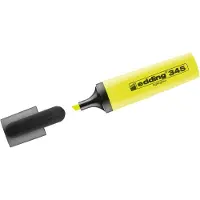 Edding markeerstift 345 geel, doos van 10 stuks