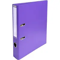 Exacompta Prem Touch Smal Ordner A4 50 mm Donkerpaars 2 Ringen 53557E Kunststof Staand 10 Stuks