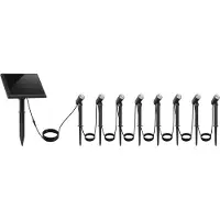 Lumisky Set van 8 gekoppelde zonne-spotlights 100LM ROUNDY MINI