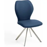 NIEHOFF SITZMÖBEL Colorado Trend-Line design stoel roestvrijstalen frame - leer