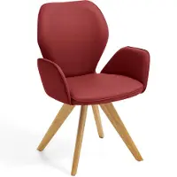 NIEHOFF SITZMÖBEL Colorado Trend-Line design fauteuil eiken frame - leer