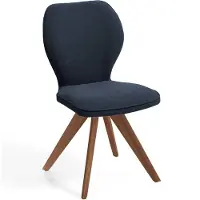 NIEHOFF SITZMÖBEL Niehoff zitmeubel Colorado Trend-Line design stoel wild walnoot frame - geweven stof 2 stuks