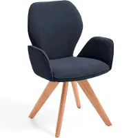 NIEHOFF SITZMÖBEL Colorado Trend-Line design fauteuil kern beuken/geweven stof draaibaar