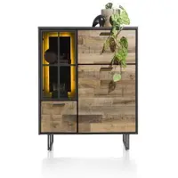 Henders & Hazel Avalon highboard met LED HPL/metalen frame 150x120 cm