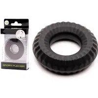 Sport Fucker - Nitro Ring - Siliconen Cockring of Ball Stretcher - Zwart