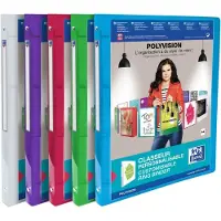 Oxford Presentatieringband Polyvision A4 4-rings O-mech 20mm assorti - 12 stuks