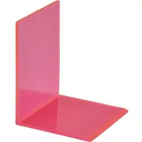 MAUL Boekensteun MAUL 10x10x13cm acryl neon rood | 10 stuks