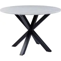 Actona Heaven eettafel staal/marmer Ø110x75,5 cm