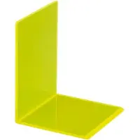 MAUL Boekensteun 10x10x13cm acryl neon geel | 10 stuks