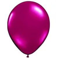 Folat - Burgundy wijnrode metallic ballonnen - 50 stuks