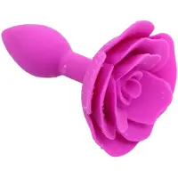 Kiotos - Roze Roos - Siliconen Anaal Plug