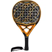 SideSpin Ss Focus 18k Fc Padel Racket Zwart