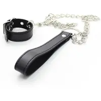 Kiotos - Leren penis/bal strap Met leiband