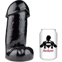 Hardastic - Super Bruce - Dildo - 18 x 9,5 cm - PVC - Zwart