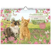 Franciens katten Familieweeknotitiekalender oblong - 2026