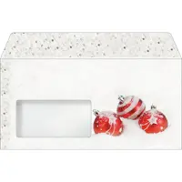 Sigel Kerstenveloppen DL 90 g/m² 22 x 11 cm Wit, rood 50 Stuks