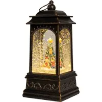 Annas collection Lantaarn kerstboom 20,5x9 cm bruin Anna's Collection