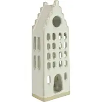 Countryfield Waxinelichthouder Wilhelmus Wit 6,5 X 6,5 X 17 Cm