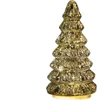 Anna's Collection Decoratieboom Daron Goud Met Verlichting D 9,5 H 18,5 Cm