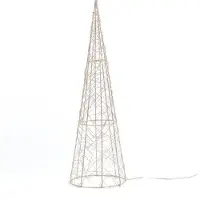 Anna's Collection Decoratieboom Zwart Met Verlichting D 12 H 40 Cm