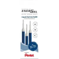 Pentel EnerGel Navulling voor rollerballpen 0,4 mm Medium Rollerball Blauw LR7-3C 3 Stuks