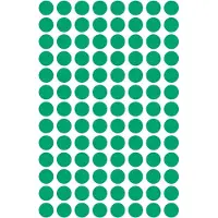 Avery Etiket Avery Zweckform 3012 rond 8mm groen 416stuks | 10 stuks